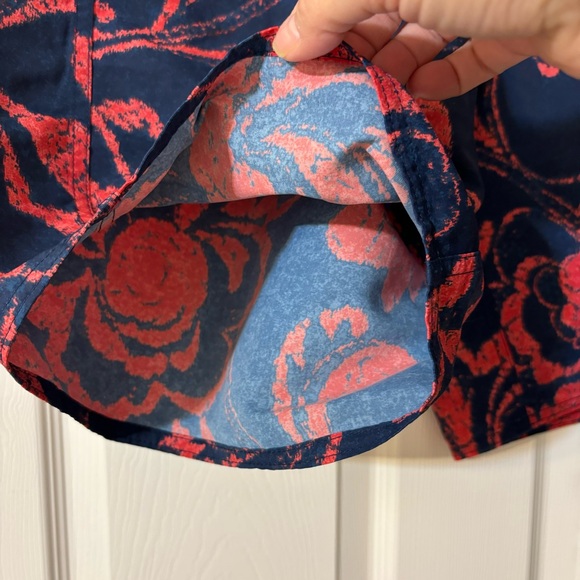 Patagonia Wavefarer Board Shorts Blue Orange All Over Floral Print size 34 - Picture 9 of 14